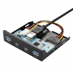 Priekinis skydelis 2x Usb3.0 + 2x Usb-c 20pin 3,5