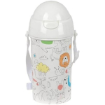Vandens butelis - SAFTA - I&Scaron;ANKSTINIS ZOO - 500 ml - Automatinis atidarymas - Be BPA