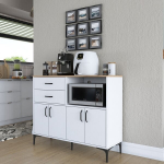 Pastatoma virtuvės spintelė Hanah Home JE166-3283 balta 120 cm moderni