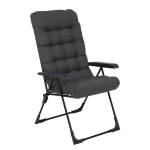 Sulankstoma sodo kėdė Patio Setenil Black Edition su reguliuojama atlo&scaron;o padėtimi ir pamink&scaron;tinta pagalvėle