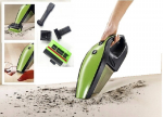 Cleanmaxx Belaidis rankinis dulkių siurblys sausam/drėgnam valymui su turbinos &scaron;epečiu - 2in1