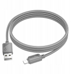 Kabel USB A do Lightning Hoco 2,4A 1 m X113 szary