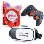 Webski Vr 3d akiniai su ausinėmis + Bluetooth pultelis