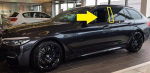 BMW 5 G30 F90 M5 G31 Galinio Kairio Stulpo Dangos Vir&scaron;as Originalus 51357390139