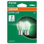 Pagalbinė lempa P21W, 21W, 12V, 460Lm, ULTRA LIFE serija