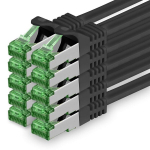 Cat7 tinklo kabelis - cat 7 ethernet kabelis, tinklo / interneto / dsl / modemo / mar&scaron;rutizatoriaus / hub patch kabelis, lan kabelis, raw kabelis, 10 gb/s (s-ftp pimf), patch kabelių rinkinys su rj 45 jungtimi, cat.6a