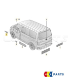 VW T6 priekinio sparno ženkliukas kairėje pusėje originalus 7LA853675LDPJ
