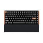 Atrama rie&scaron;ui Keychron Silicone Palm Rest PR43, 317 mm x 79.5 mm, juoda sp., Keychron Silicone Palm Rest PR43 75% (317 x 79.5 x 18 mm) Atrama Rie&scaron;ui