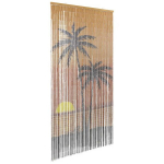 Vabzdžių durų užuolaidos, palmės spaudinys, 100x200cm, bambukas CFE2507870