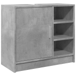 Spintelė praustuvui, betono, 63x29x55cm, apdirbta mediena CFE258078
