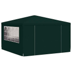 Proginė palapinė su &scaron;oninėmis sienomis, žalia, 4x4m, 90g/m&sup2; CFE98374