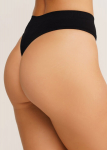 String kelnaitės su grūdėta tekstūra STRING BRIEFS GRAIN Giulia, spalva black, S/M