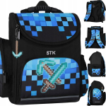 Starpak mokyklinė kuprinė &bdquo;Pixel Blue&ldquo;