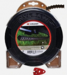 Žoliapjovės valas &Oslash; 4,5 mm, 16 m kvadratinis, Nylsaw, juodas, Kramp