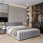 Lova Somara + Sapnas 2 XL|180x200|Pilka #53|Veliūras