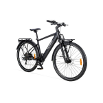Elektrinis dviratis CYRUSHER Voyage 27,5 colių, juodos spalvos
