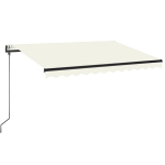 Automatinė i&scaron;traukiama markizė, kreminės spalvos, 350x250cm CFE93639