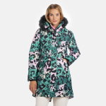Huppa Moteri&scaron;ka žieminė parka VIVIAN, dark green pattern