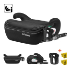 Tulano Cabby 30 black automobilinė kėdutė-pasostė su ISOFIX ir gėrimų laikikliu, i-Size