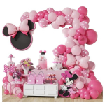 Balionų rinkinys Minnie Mouse Mini girlianda 111 elementų