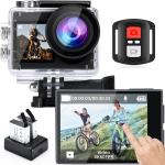 i8 veiksmo kamera 4K 60FPS, 20MP, 5X zoom, po vandeniu, WiFi, 1 vnt