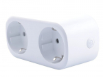 Smart double socket wifi smart timer 16a app