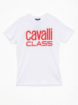 CAVALLI CLASS - Vyri&scaron;ki mar&scaron;kinėliai trumpomis rankovėmis QXT62QJD060WHITE_XL, XL
