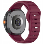 &bdquo;BestAccessories&ldquo; dirželis, skirtas &bdquo;Galaxy Watch 8 40mm/44mm/Classic 46mm&ldquo;, bordo spalvos