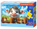 Dėlionė Castorland Miela karvytė 30 dalių Spalvinga ūkio scena