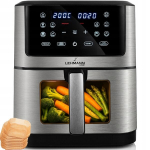 Lehmann Airfryer 8L kar&scaron;to oro gruzdintuvė, 1800 W, su langu, 12 programų