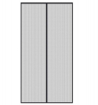 Butyeak Magnetinė uodų tinklo durims, 110x210 cm, juoda