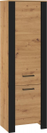 Pastatoma spintelė Meblocross Slide Sli-01 2D, ruda/juoda