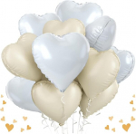 &Scaron;irdies formos foliniai balionai Sunshine smile, 45 cm, 12 vnt