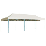 Pop-up i&scaron;skleidžiama proginė palapinė, 3 x 9 m, smėlio spalvos