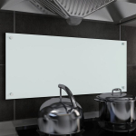 vidaXL virtuvės sienelė, 90x40 cm, balta