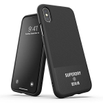 Dr Nona SuperDry Molded Canvas, skirtas iPhone X / Xs, juodas