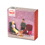 Foteliai ir stalas Lundby