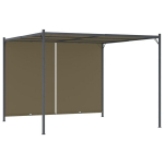 Sodo pergolė su įtraukiamu stogu, 3x3m, 180g/m&sup2;,