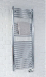 Elektrinis vonios radiatorius Zehnder Aura PBECZ-120-60/MQ, 120x60cm, chromuotas
