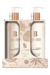 Rankų priežiūros rinkinys Grace Cole Boutique Mandarin, Basil & Grapefruit: skystas rankų muilas, 500 ml + rankų ir kūno losjonas, 500 ml