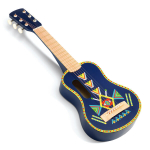 Žaislinė medinė gitara su 6 metaliniais lynais, Djeco Animambo DJ06024