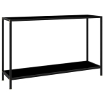 Konsolinis staliukas, 120x35x75 cm, grūdintas stiklas,