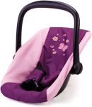 Lėlės automobilinė kėdutė Bayer 67657, violetinė