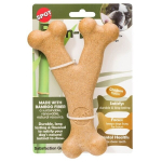GimDog Bam-Bones Y forma bambukinis kaulas, vi&scaron;tienos skonio. Dydis - 17,8cm