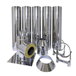 Dūmtraukio sistema 5 metrai D200/300mm.