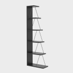 Lentyna Kalune Design Bookshelf 854, juoda