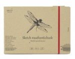 Eskizavimo knygutė (siūta) Smlt Authenticbook, kreminis popierius, 245x176 mm, 36l., 80 gsm, su skirtuku