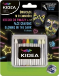 Kidea dažai veidui, 8 spalvos, 2 fluorescenciniai
