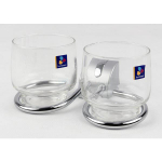 Tiger LINA, dvigubas stiklinės laikiklis, satin chrome