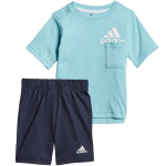 Sportinis komplektas berniukams Adidas Infants BOS Logso Summer Set Junior GM8943, mėlynas, 86 cm